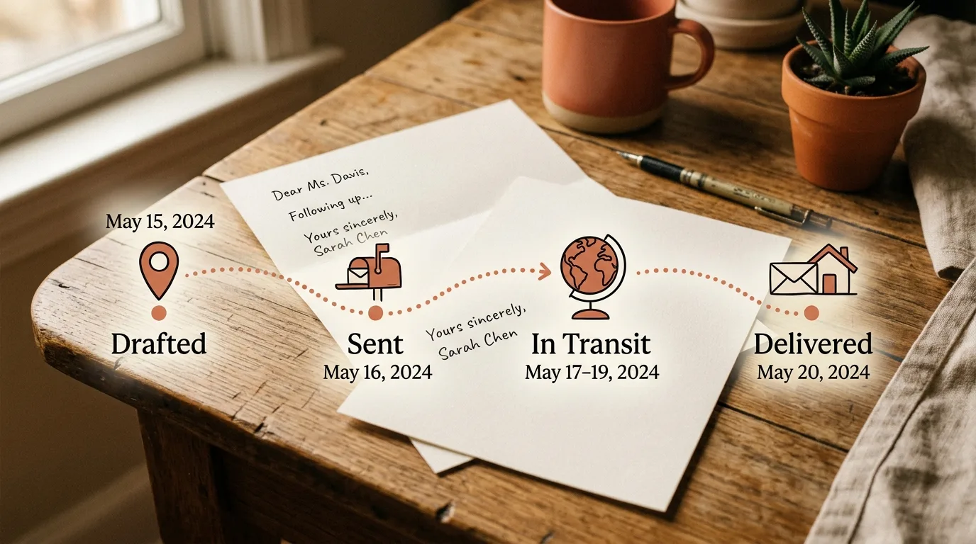 Timeline mit Vertrags- und Portierungsdaten